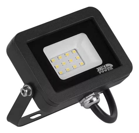 Refletor Led 10w Branco Frio Holofote A Prova D água Bivolt Cor da