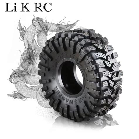 Pneus Para Rodas Todo O Terreno 1 10 RC Rock Buggy Crawler Car TRX4