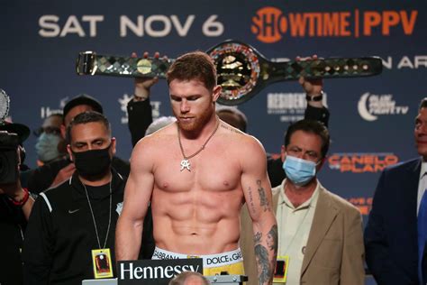 Canelo Alvarez Vs John Ryder Weigh In Results Main Event Set For Saturday