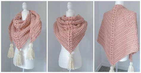 Crochet Chunky Triangle Scarf Pattern - Crochet Kingdom