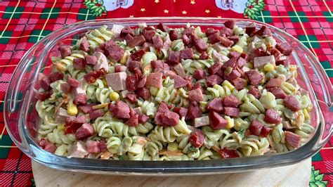 SALADA DE MACARRÃO OU MACARRONESE PARA NATAL E ANO NOVO RÁPIDA FÁCIL