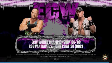 WWE 2K24 Rob Van Dam Vs John Cena ECW One Night Stand On Legend