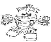 Coloriage Selly Robot Train JeColorie