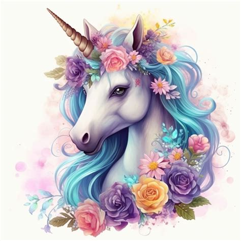 Hand Paint Watercolor Png Transparent Hand Painted Watercolor Unicorn