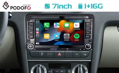 Podofo Autoradio Android Per Vw Skoda Passat Golf Tiguan Polo