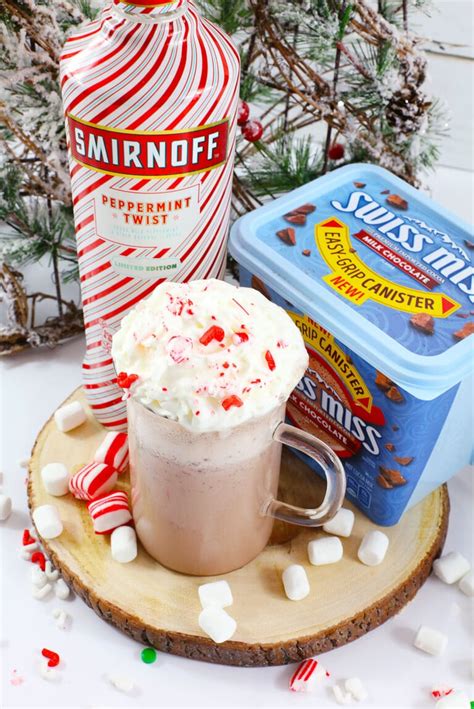 Frozen Peppermint Hot Chocolate