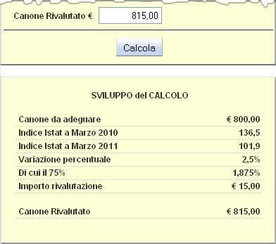 Un Applicazione Per Calcolare Facilmente L Adeguamento Istat