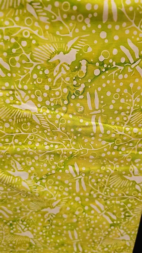 Island Batik Mountain Gems Dragonfly Lemon Lime Fabric 4 Fun Llc