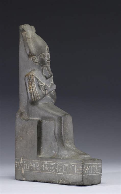 Statue Of Osiris On A Throne 22184 The Walters Art Museum