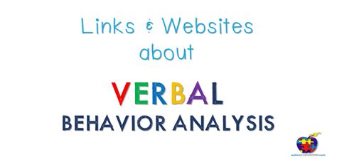 verbal behavior analysis autismclassroomcom
