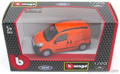 BURAGO BU30311OR 30330 Scale 1 43 FIAT FIORINO VAN 2008 ORANGE