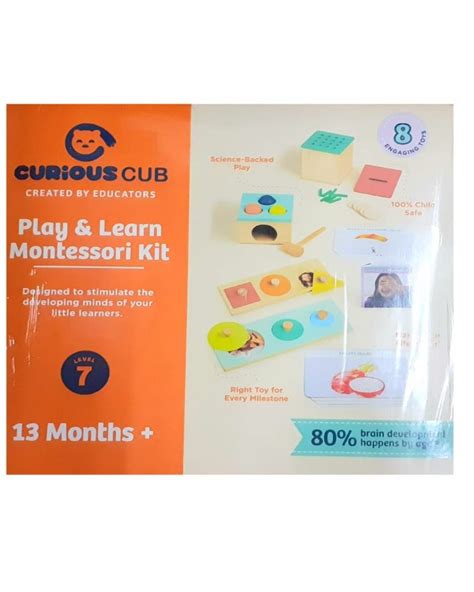 Curious Cub Montessori Box 13 Months Level 7 — Toycra