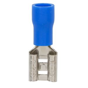 Terminal Fêmea Pré Isolado Azul 1 5x2 5mm² 20Pçs Sforplast Leroy Merlin