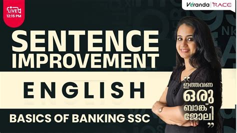 Sentence Improvement Bank Ssc Exams Topics English By