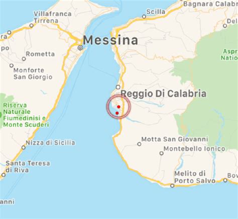 Terremoto A Reggio Calabria Due Scosse Nelle Ultime Ore Epicentro All