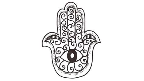 Hindu Hand Symbol Art