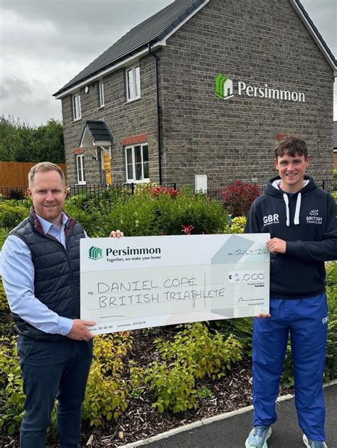 Housebuilder Donates £1000 To Support British Triathletes Journey To