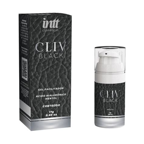 Cliv Black Gel Super Anestésico Anal Ácido Hialurônico