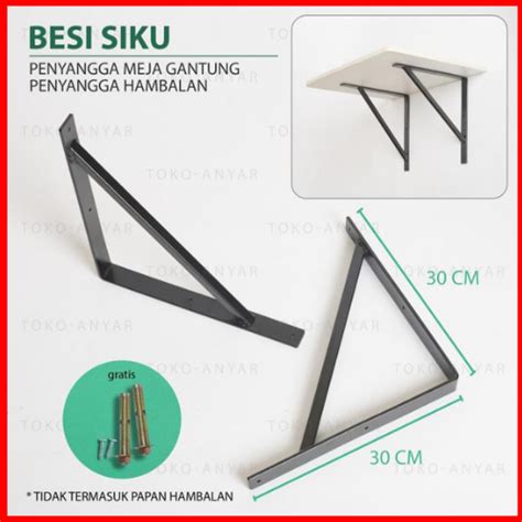 Kenmaster Rak Dinding Susun Besi Multifungsi Diy Selving Bracket