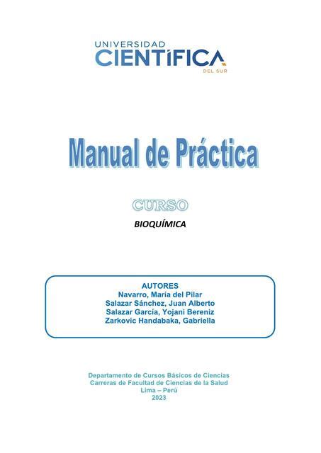 Manual De Práctica Curso Bioquímica Jaqueline Karina Inga Bellido Udocz