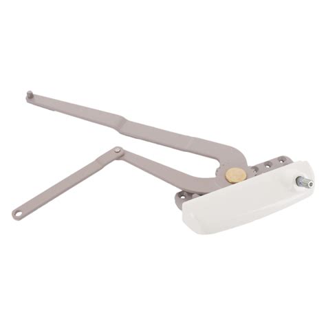 Brite White Right Hand Dual Arm Maxim Casement Operator Knock On Glass