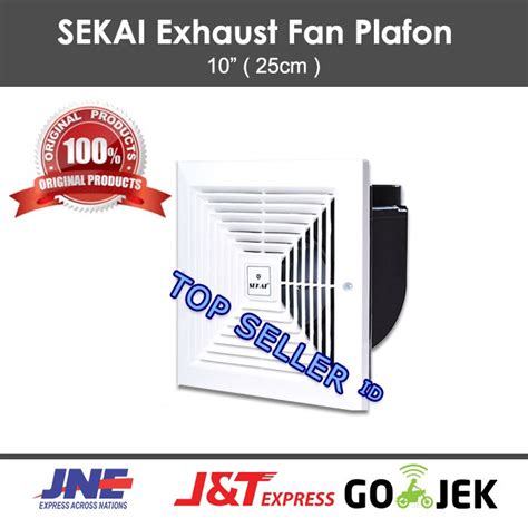 Jual Sekai Exhaust Fan MVF 1091 Plafon Ceiling Atap 10 Inch Kipas