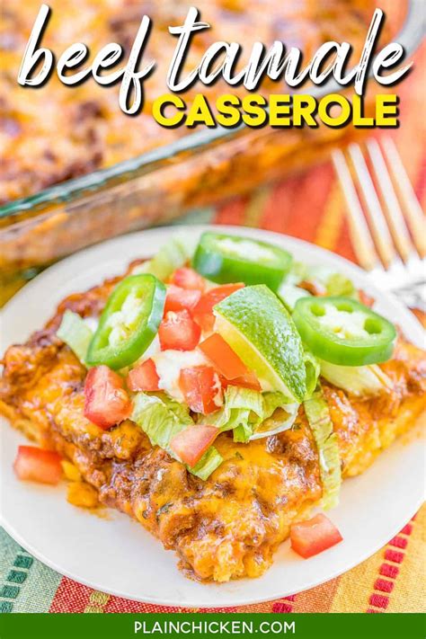 Beef Tamale Casserole Plain Chicken