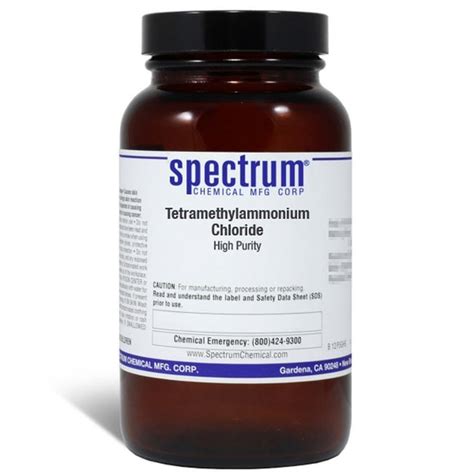 Tetramethylammonium Chloride High Purity 99 Spectrum Chemical