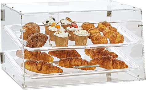 Vevor Pastry Display Case Tier Commercial Countertop Bakery Display