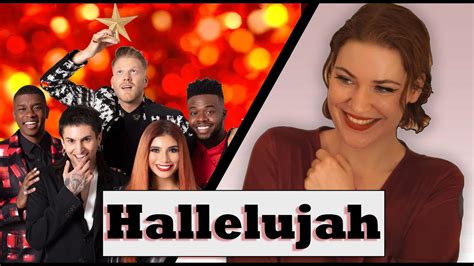 Pentatonix Hallelujah Vocal Coach And Singer Reaction Youtube