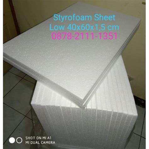 Jual Paket Styrofoam Sheet Putih X Cm Tebal Cm Dan Cm