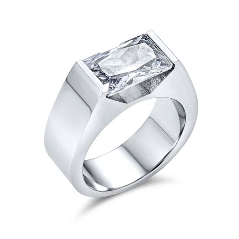 Emerald Cut Rings For Men