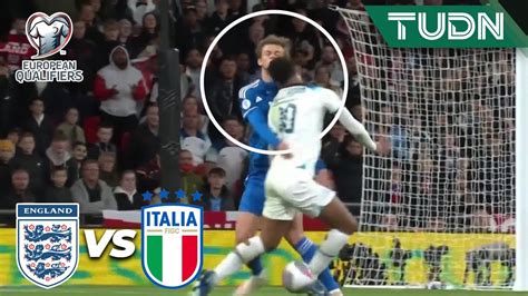 ALARMA Tremendo CHOQUE De Cabezas Inglaterra 1 1 Italia UEFA