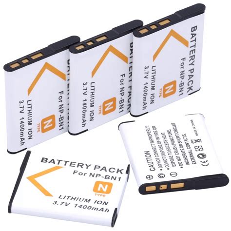 Pcs Probty Np Bn Npbn Np Bn Battery For Sony Cybershot Dsc Tx T