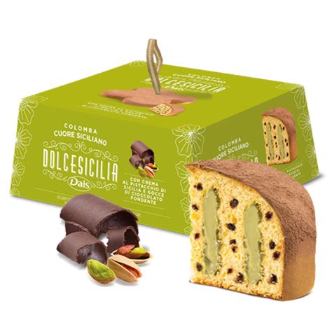 Colomba Di Pasqua Dais Cuore Siciliano Con Crema Al Pistacchio