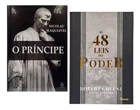 Kit Livros As 48 Leis Do Poder Robert Greene Livro O Principe