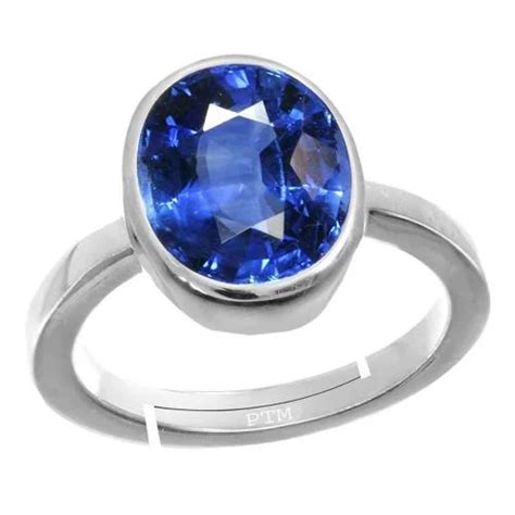 Buy Ptm Blue Sapphire 4 Carat Natural Gemstone 925 Sterling Silver