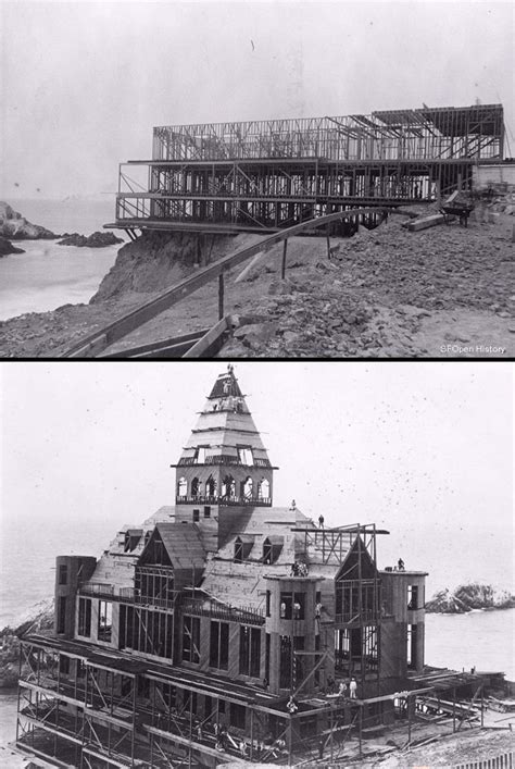 The Second Cliff House Being Built San Francisco Ca San