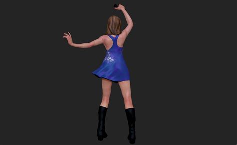 Taylor Swift 3d Model Ready For 3d Print 3d Model 3d Printable Cgtrader