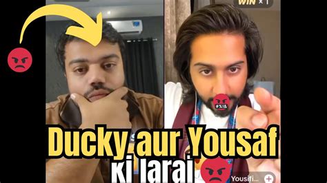 Ducky Bhai R Yousaf Ki Larai Hogye 👿 Yousaf Ne Ducky Ko Challange Kr