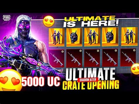 SHADOW ALTAR CREATE OPENING BGMI 5000UC M416 SKIN Youtubevideo Bgmi