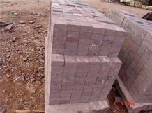 Red Porphyry Putian Red Dayang Red Granite Cubes Cobblestone Paving