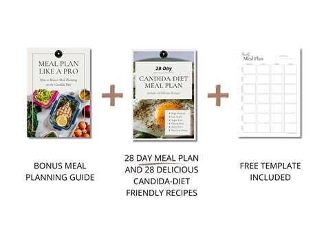 28 Day Candida Diet Meal Plan Recipes Bonus Meal Planning Guide