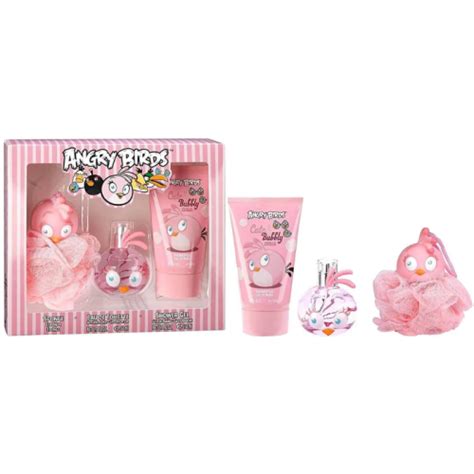 Angry Birds Pink Coffret Eau De Toilette 50 ML+Shower Gel 150 ML+Sponge