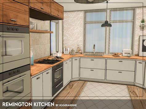 The Sims Resource Remington Kitchen TSR Only CC