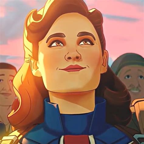 Captain Carter Peggy Carter Icon Unfiltered Marvel Animation Dc