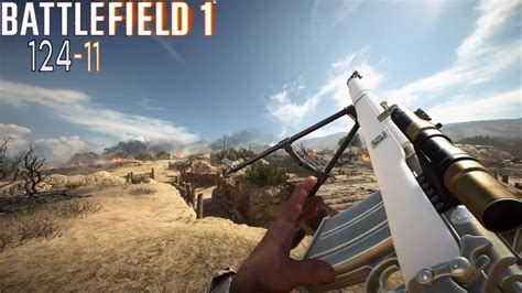 Battlefield 1 Howell Automatic Sniper Gameplay 124 11 Kd New