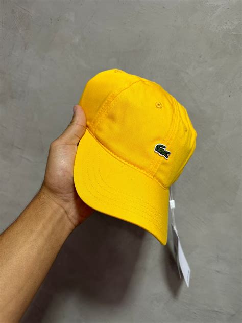 BONÉ LACOSTE MINI CROCO AMARELO JNoriginalshop