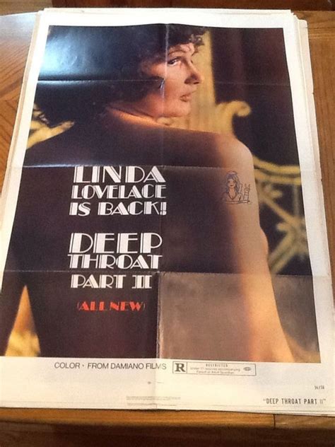 Deep Throat Part 2 1974 Original One Sheet Movie Poster Etsy