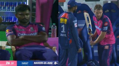 Sanju Samson Got Angry When Jos Buttler KL Rahul S Bat In His Hands In